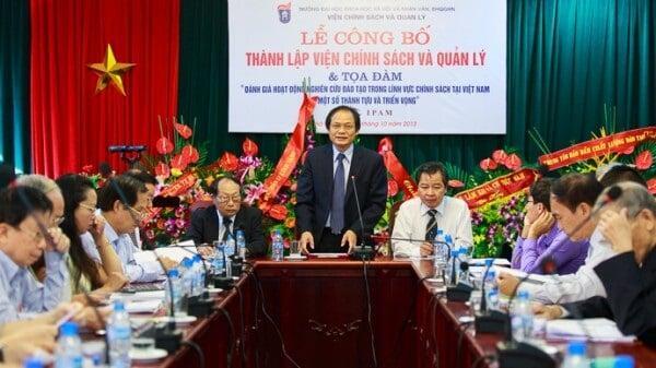 LỄ CÔNG BỐ THÀNH LẬP VIỆN CHÍNH SÁCH VÀ QUẢN LÝ